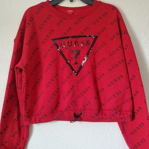 Guess cropped sweatshirt